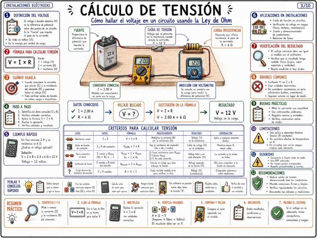 Cálculo de Tensión