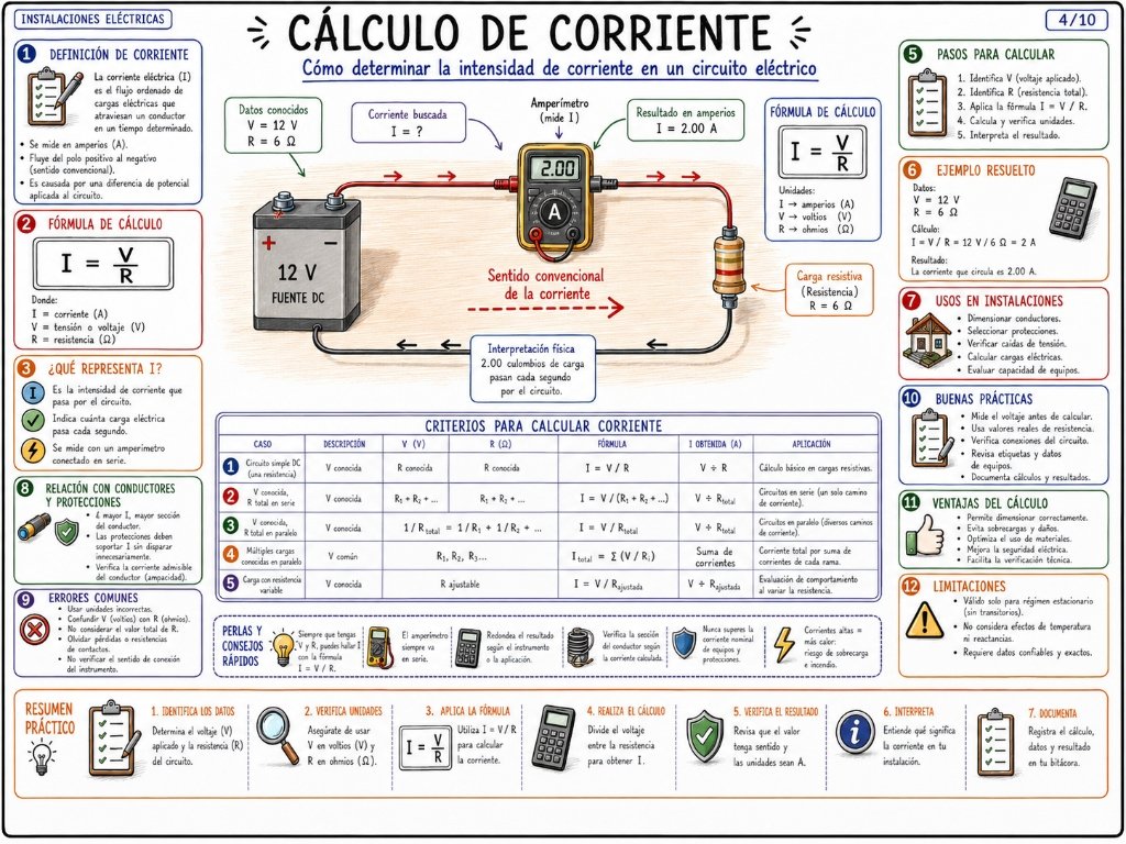 Cálculo de Corriente