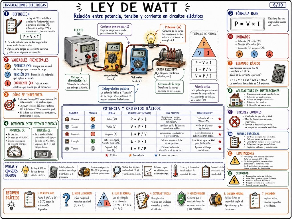 Ley de Watt
