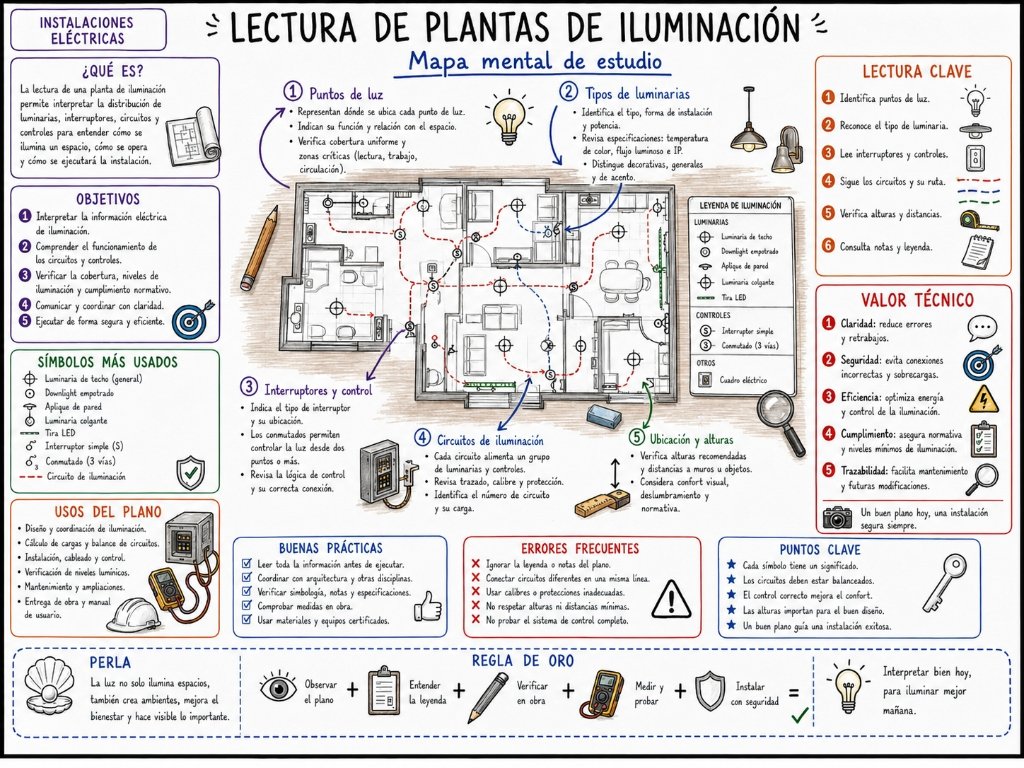 Lectura de Plantas de Iluminación