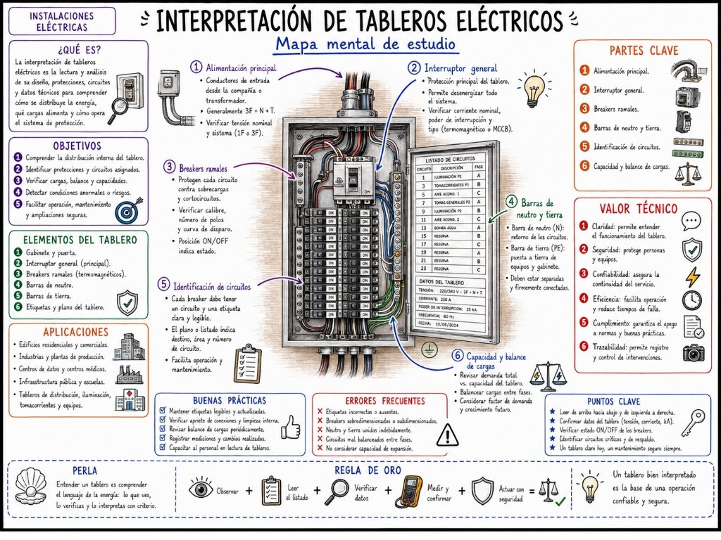 Interpretación de Tableros Eléctricos